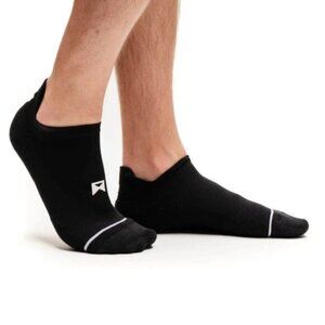 William Painter The Titan Socks Runner Black Large NEW Cotton Nylon Mens Womens
